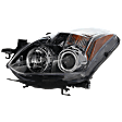 Driver Side Headlight, with Bulb, Halogen, Clear Lens, CAPA Certified