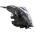 Driver Side Headlight, with Bulb, Halogen, Clear Lens, CAPA Certified