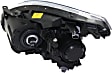 Passenger Side Headlight, with Bulb, HID/Xenon, with HID bulb and ballast