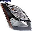 Passenger Side Headlight, with Bulb, Halogen, SR/SE,R/SE,R Spec V Models, CAPA CERTIFIED