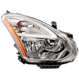 Passenger Side Headlight, with Bulb, Halogen, Clear Lens, 4 Cyl., 2.5L Engine, CAPA Certified