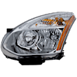 Driver Side Headlight, with Bulb, Halogen, Clear Lens, 4 Cyl., 2.5L Engine, CAPA Certified