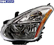 Driver Side Headlight, with Bulb, Halogen, Clear Lens, 4 Cyl., 2.5L Engine, CAPA Certified