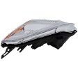 Driver Side Headlight, with Bulb, Halogen, Clear Lens, 4 Cyl., 2.5L Engine, CAPA Certified