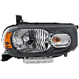 Passenger Side Headlight, with Bulb, Halogen, Clear Lens, CAPA Certified