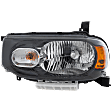 Driver Side Headlight, with Bulb, Halogen, Clear Lens