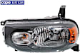 Driver Side Headlight, with Bulb, Halogen, Clear Lens, CAPA Certified