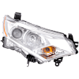 Passenger Side Headlight, with Bulb, Halogen, 6 Cyl., 3.5L Engine, Production Date To April 12 2012
