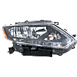 Passenger Side Headlight, with Bulb, Halogen, (SL Model, Without Premium Package)/(S, SV Models)
