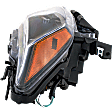 Passenger Side Headlight, with Bulb, Halogen, (SL Model, Without Premium Package)/(S, SV Models)