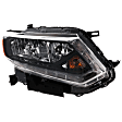 Passenger Side Headlight, with Bulb, Halogen, (SL Model, Without Premium Package)/(S, SV Models), CAPA CERTIFIED