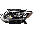 Driver Side Headlight, with Bulb, Halogen, (SL Model, Without Premium Package)/(S, SV Models), CAPA CERTIFIED