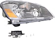 Passenger Side Headlight, with Bulb, HID/Xenon, with HID bulb and ballast
