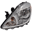 Driver Side Headlight, with Bulb, Halogen, Clear Lens, 4 Cyl., 1.6L Engine, CAPA Certified