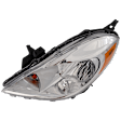 Driver Side Headlight, with Bulb, Halogen, Clear Lens, 4 Cyl., 1.6L Engine, CAPA Certified