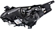 Passenger Side Headlight, with Bulb, HID/Xenon, with HID bulb and ballast, SR Model