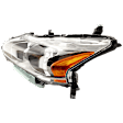 Driver Side Headlight, with Bulb, Halogen, Sedan