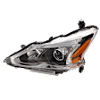 Driver Side Headlight, with Bulb, Halogen, Sedan, CAPA Certified
