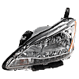 Driver Side Headlight, with Bulb, Halogen, Clear Lens, 4 Cyl., 1.8L Engine