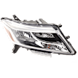 Passenger Side Headlight, with Bulb, Halogen, Clear Lens