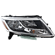 Passenger Side Headlight, with Bulb, Halogen, Clear Lens, CAPA Certified