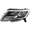 2013-2016 Nissan Pathfinder - Driver Side Headlight, with Bulb, Halogen, Clear Lens, CAPA Certified