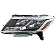 2013-2016 Nissan Pathfinder - Driver Side Headlight, with Bulb, Halogen, Clear Lens, CAPA Certified