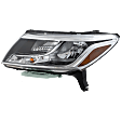 2013-2016 Nissan Pathfinder - Driver Side Headlight, with Bulb, Halogen, Clear Lens, CAPA Certified