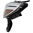 2013-2016 Nissan Pathfinder - Driver Side Headlight, with Bulb, Halogen, Clear Lens, CAPA Certified