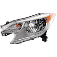 2014 Nissan Versa Note - Driver Side Halogen Headlight, With bulb(s), OE Replacement