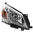 Passenger Side Headlight, with Bulb, Halogen, Clear Lens, 4 Cyl., 2.0L Engine