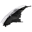 Passenger Side Headlight, with Bulb, Halogen, Clear Lens, 4 Cyl., 2.0L Engine, CAPA Certified