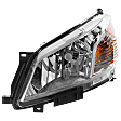 Driver Side Headlight, with Bulb, Halogen, Clear Lens, 4 Cyl., 2.0L Engine, CAPA Certified