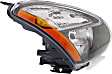 Passenger Side Headlight, with Bulb, Halogen, Clear Lens, Black Interior, S Model, 4 Cyl., 2.5L Engine