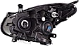 Passenger Side Headlight, with Bulb, Halogen, Clear Lens, Black Interior, S Model, 4 Cyl., 2.5L Engine