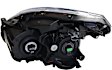 Passenger Side Headlight, with Bulb, Halogen, Clear Lens, Black Interior, S Model, 4 Cyl., 2.5L Engine, CAPA Certified
