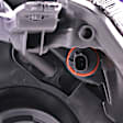 2015-2019 Nissan Versa - Passenger Side Headlight, with Bulb, Halogen, Clear Lens, 4 Cyl., 1.6L Engine