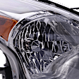 2015-2019 Nissan Versa - Passenger Side Headlight, with Bulb, Halogen, Clear Lens, 4 Cyl., 1.6L Engine