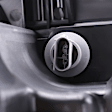 2015-2019 Nissan Versa - Passenger Side Headlight, with Bulb, Halogen, Clear Lens, 4 Cyl., 1.6L Engine
