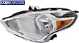 2018 Nissan Versa - Driver Side Halogen Headlight, With bulb(s), OE Replacement, CAPA Certified