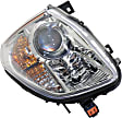 Driver Side Headlight, with Bulb, Halogen, Clear Lens, 6 Cyl., 3.5L Engine