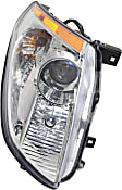 Driver Side Headlight, with Bulb, Halogen, Clear Lens, 6 Cyl., 3.5L Engine