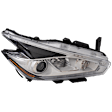 Passenger Side Halogen Headlight, With bulb(s), OE Replacement