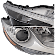 Passenger Side Halogen Headlight, With bulb(s), OE Replacement