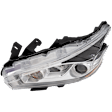Driver Side Halogen Headlight, With bulb(s), OE Replacement