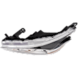 Driver Side Halogen Headlight, With bulb(s), OE Replacement