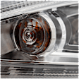 Driver Side Halogen Headlight, With bulb(s), OE Replacement