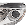 Driver Side Halogen Headlight, With bulb(s), OE Replacement