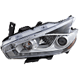 Driver Side Headlight, with Bulb, LED, Clear Lens, 6 Cyl., 3.5L Engine