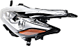 Driver Side Headlight, with Bulb, LED, Clear Lens, 6 Cyl., 3.5L Engine
